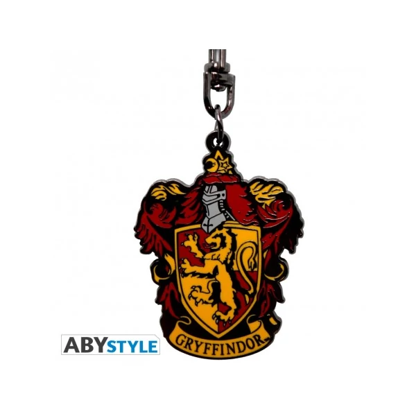 HARRY POTTER Gryffindor Griffendél fém kulcstartó