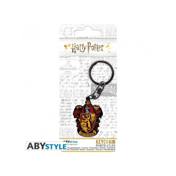 HARRY POTTER Gryffindor Griffendél fém kulcstartó