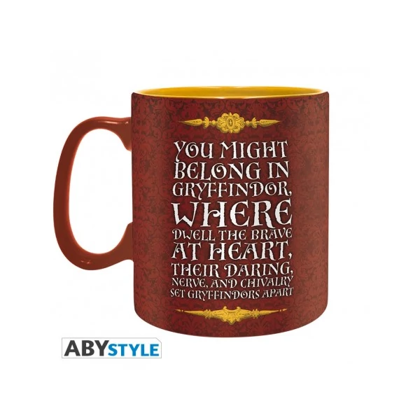 HARRY POTTER Gryffindor Griffendél 460 ml bögre