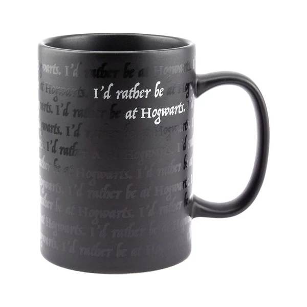 HARRY POTTER exkluzív I Would Rather Be At Hogwarts Roxfort feliratú bögre 300 ml
