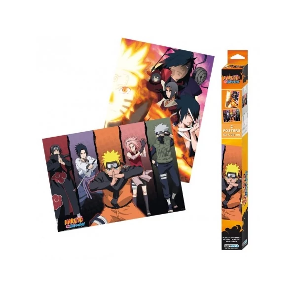 Naruto Shippuden chibi poszter szett