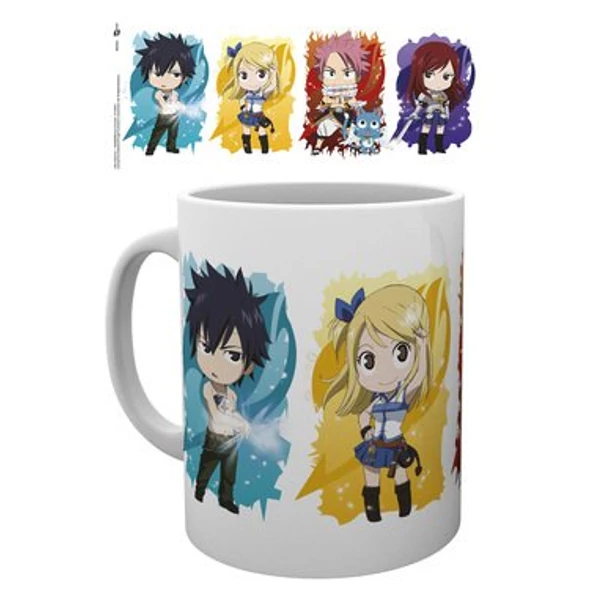 FAIRY TAIL chibi characters bögre 300 ml