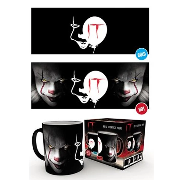 IT Chapter 2 AZ Pennywise Balloon hőre változó bögre 300 ml