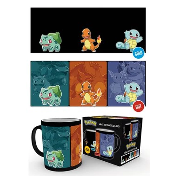 Pokemon Evolve hőre változó bögre 300 ml