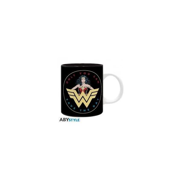 DC Comics Wonder Woman Save the day retro bögre 320 ml