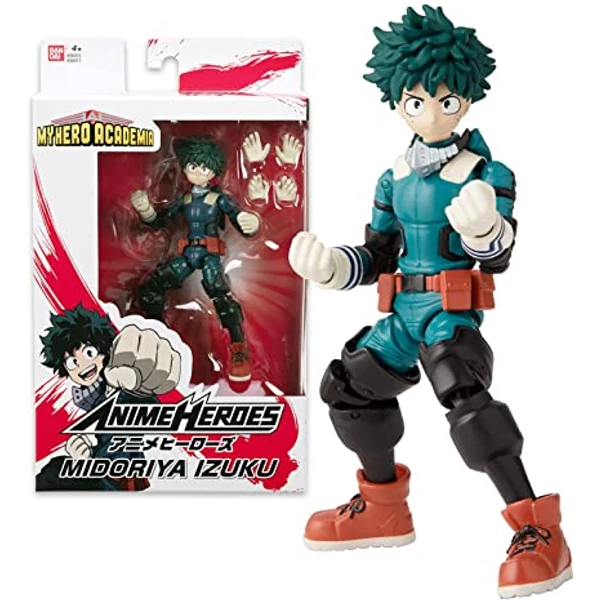 My Hero Academia Anime Heroes Midoriya Izuku mozgatható figura 16 cm