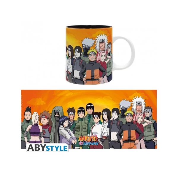 NARUTO SHIPPUDEN Konoha Ninjas bögre 320 ml