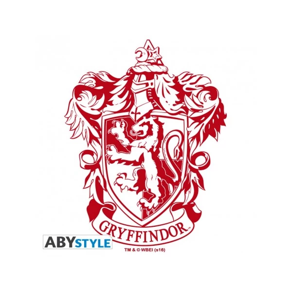HARRY POTTER Gryffindor Griffendél üvegpohár 290 ml