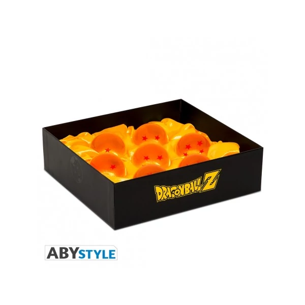 DRAGON BALL gyűjtői Sárkánygömb replika díszdoboz Collector box 7db Sárkánygömböt tartalmaz