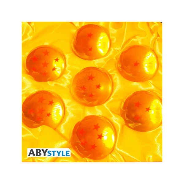 DRAGON BALL gyűjtői Sárkánygömb replika díszdoboz Collector box 7db Sárkánygömböt tartalmaz