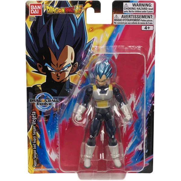 DRAGON BALL  Evolve Super SaiyanGod Vegeta mozgatható figura 13 cm