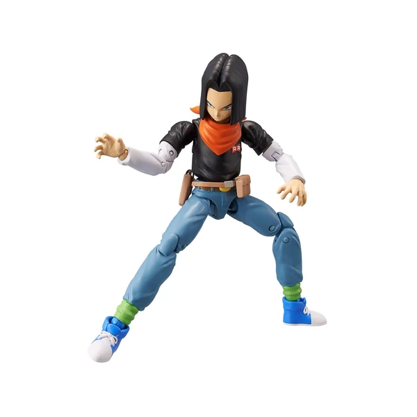 DRAGON BALL Super Dragon Stars mozgatható akciófigura Android 17.  13 cm