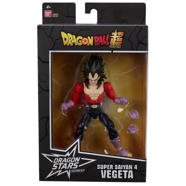 DRAGON BALL  Super Dragon Stars mozgatható Super Saiyan 4 Vegeta akciófigura 15 cm