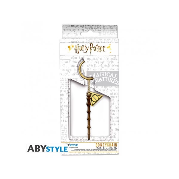 HARRY POTTER Elder Wand Bodza pálca 3D műanyag kulcstartó
