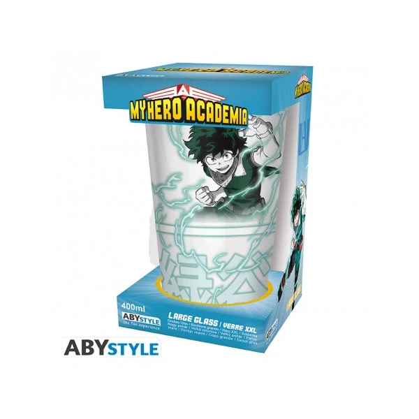 MY HERO ACADEMIA prémium üvegpohár 400 ml