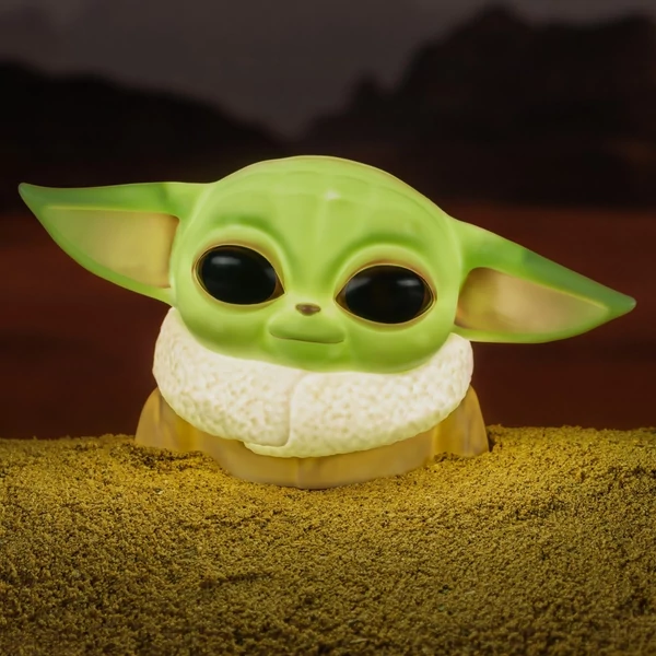 STAR WARS Baby Yoda The Child Grogu 3D figurás asztali lámpa 15 cm