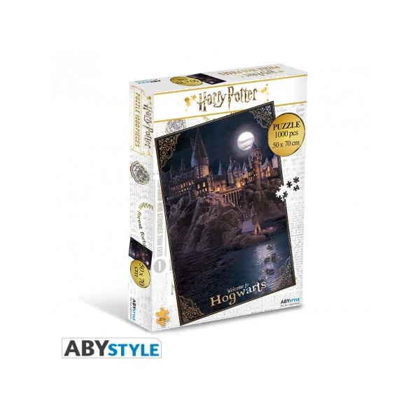 HARRY POTTER Hogwarts 1000 darabos puzzle kirakós társasjáték