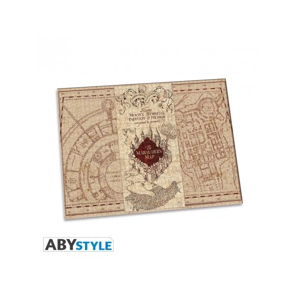 HARRY POTTER Marauder's Map Tekergők Térképe 1000 darabos puzzle kirakós társasjáték