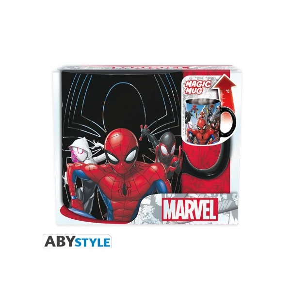 MARVEL Spider-man Pókember multiverse hőre változó bögre 460 ml