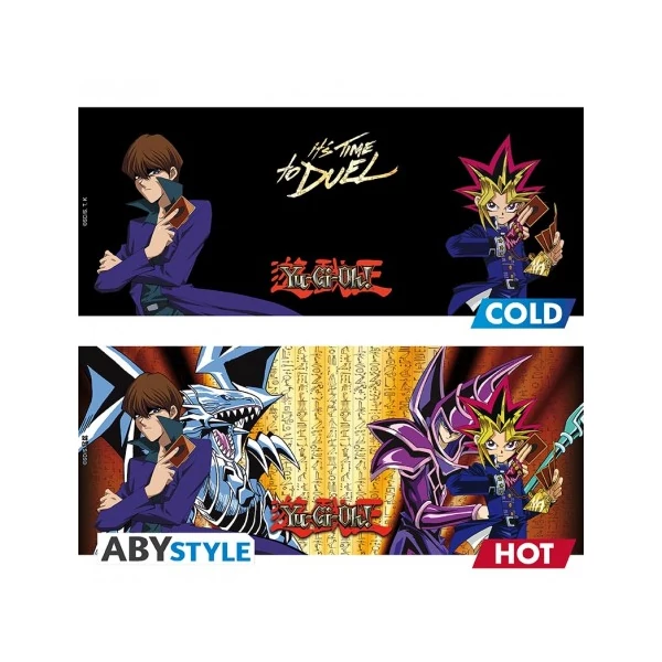 YU-GI-OH!  Yugi vs Kaïba hőre változó bögre 460 ml
