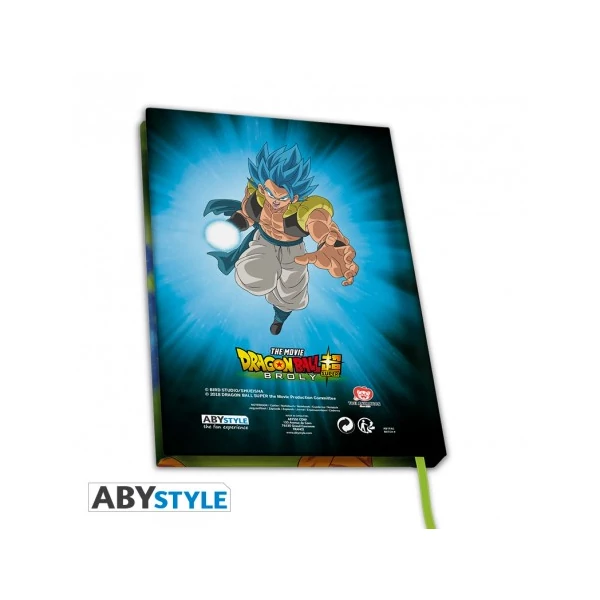 DRAGON BALL Broly VS Goku & Vegeta A5 méretű notesz jegyzetfüzet