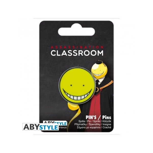ASSASSINATION CLASSROOM  Koro Sensei fém kitűző