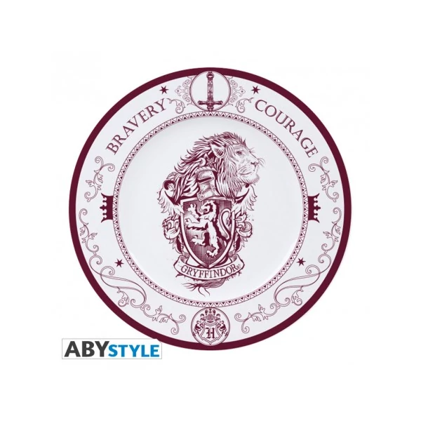 HARRY POTTER Hogwarts Houses 4 darabos kerámia tányér készlet