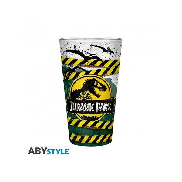 JURASSIC PARK Danger High Voltage premium üvegpohár 400 ml