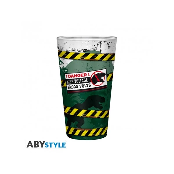 JURASSIC PARK Danger High Voltage premium üvegpohár 400 ml