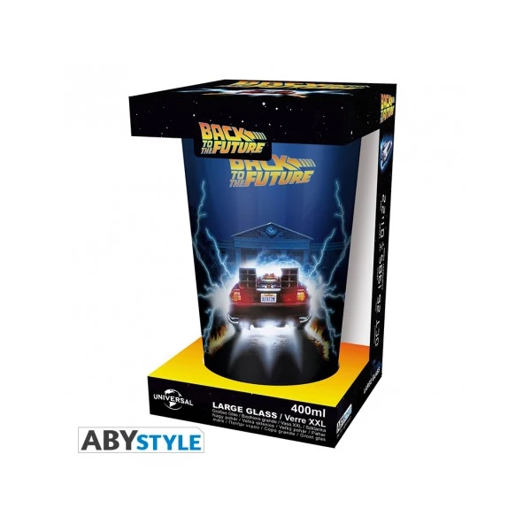 BACK TO THE FUTURE DeLorean premium üvegpohár 400 ml