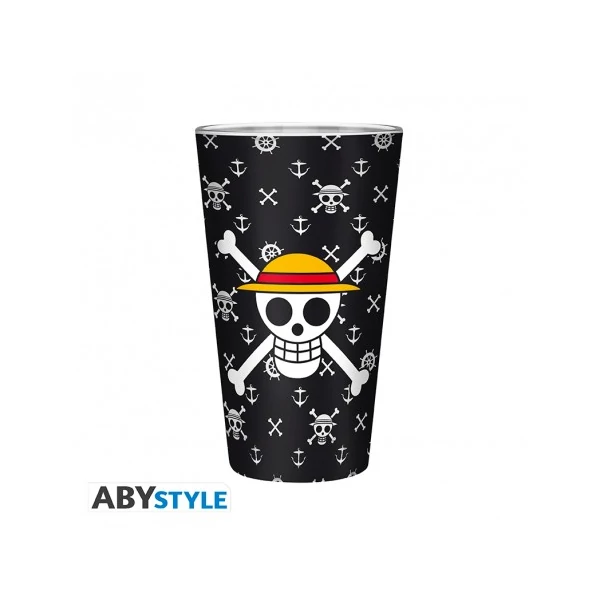 ONE PIECE Luffy premium üvegpohár 400 ml