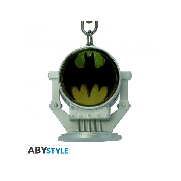 DC COMICS BATMAN Bat signal világító 3D kulcstartó