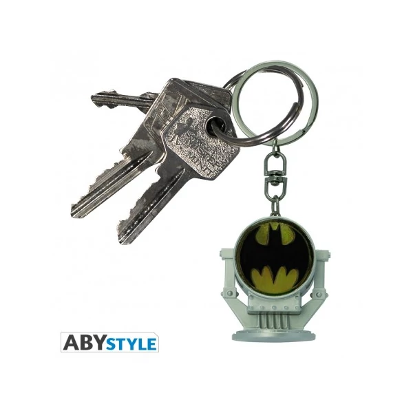 DC COMICS BATMAN Bat signal világító 3D kulcstartó