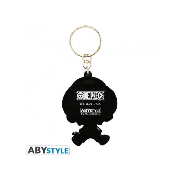 ONE PIECE Monkey D Luffy PVC kulcstartó