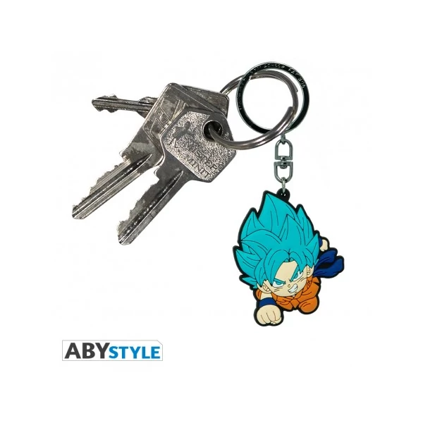 DRAGON BALL SUPER Saiyan Blue Goku PVC kulcstartó