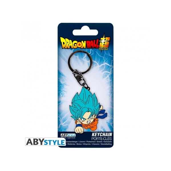 DRAGON BALL SUPER Saiyan Blue Goku PVC kulcstartó