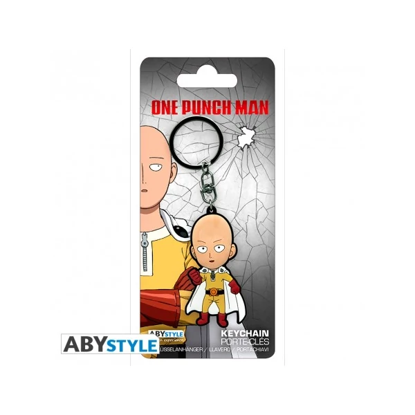ONE PUNCH MAN Saitama PVC kulcstartó