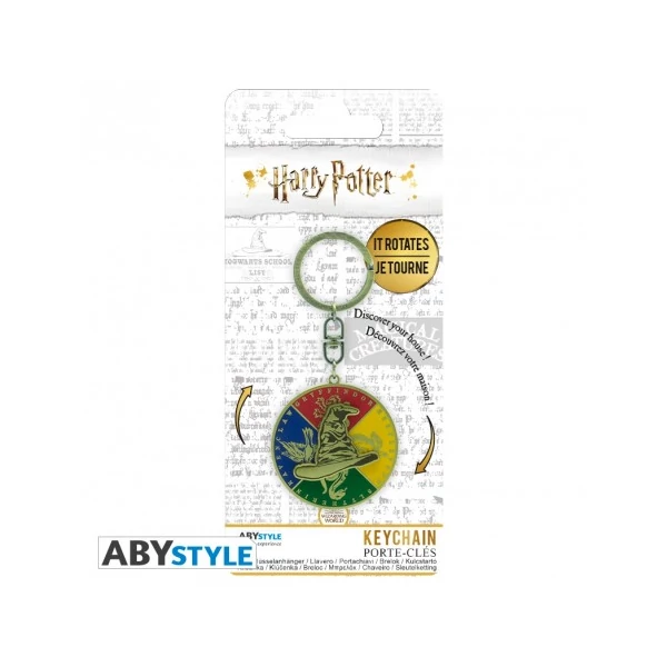 HARRY POTTER Teszlek süveg házválasztó kulcstartó