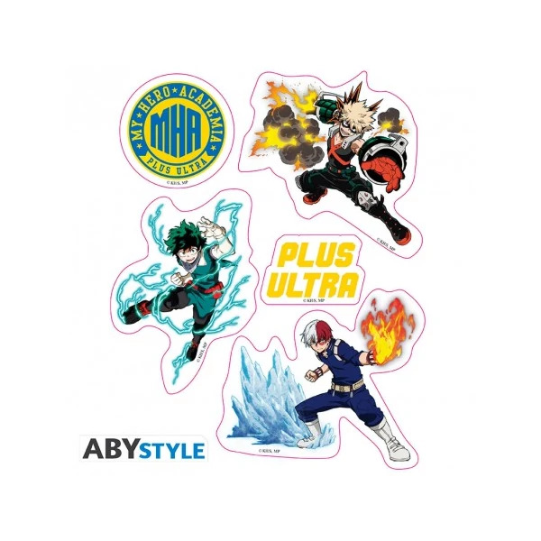 MY HERO ACADEMIA Heroes and Villains matrica csomag