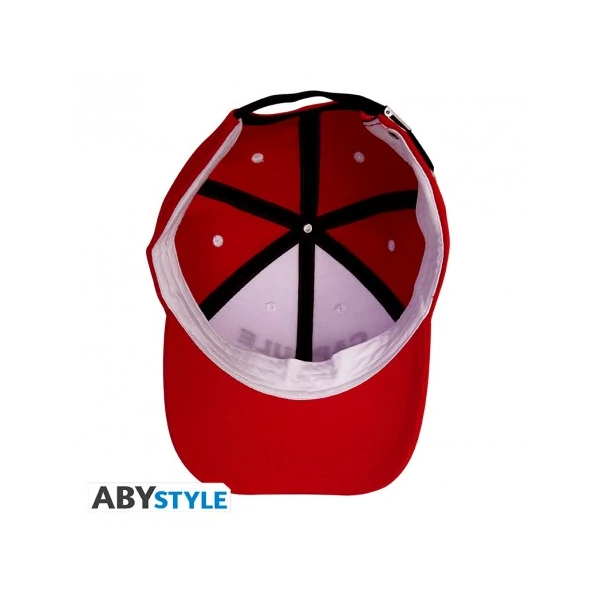 DRAGON BALL Red & White Capsule Corp logo állítható baseball sapka