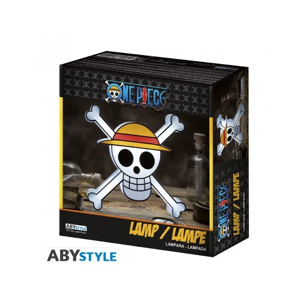 ONE PIECE Skull hangulat fény lámpa