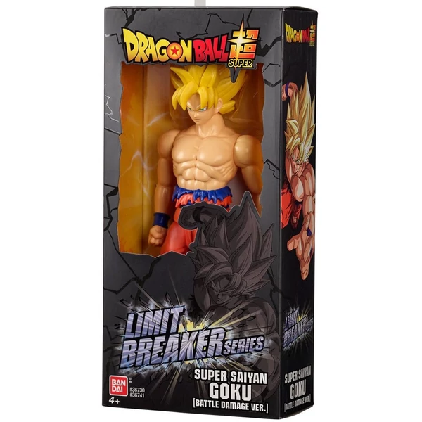 DRAGON BALL Limit Breaker Super Saiyan Goku Battle Damage version mozgatható figura