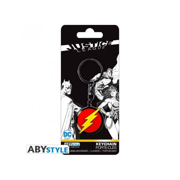 DC COMICS FLASH logo fém kulcstartó