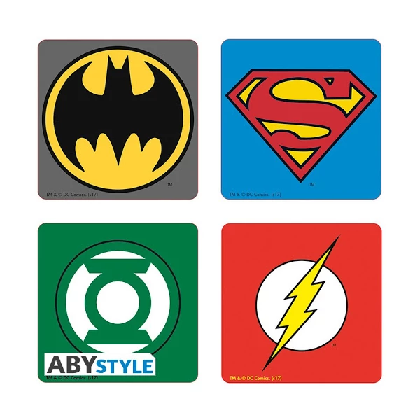 DC COMICS poháralátét szett