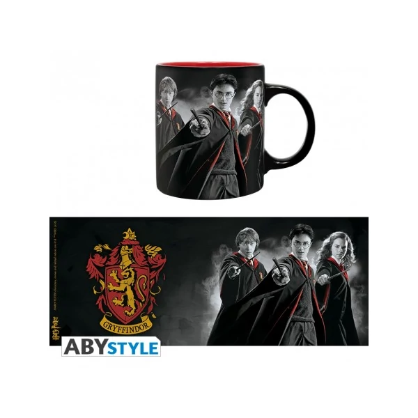 HARRY POTTER Harry Ron Hermione bögre