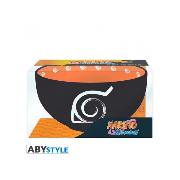 NARUTO SHIPPUDEN Konoha logo ramen tál