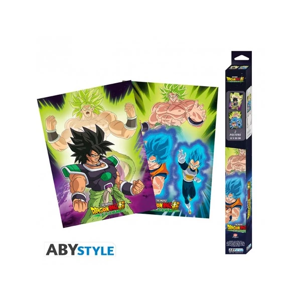 DRAGON BALL SUPER Broly chibi poszter szett