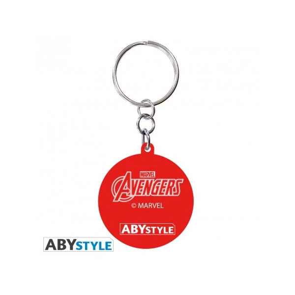 MARVEL Avengers Bosszúállók logo PVC kulcstartó