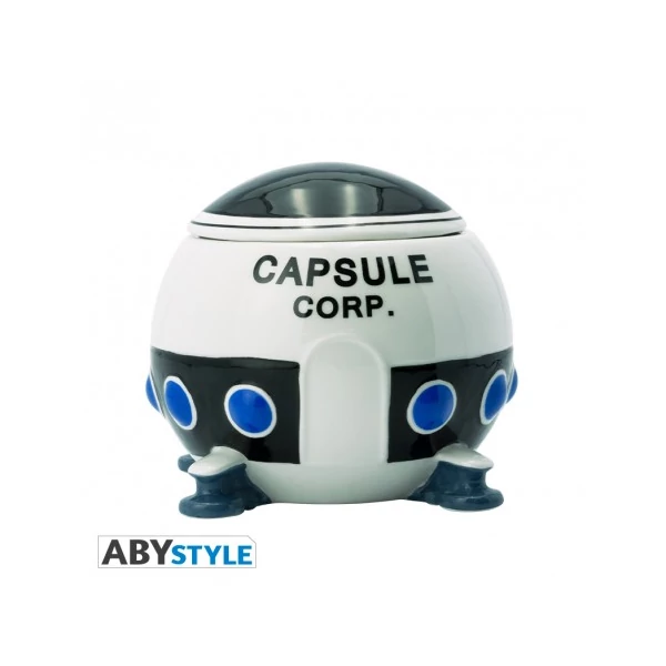 DRAGON BALL Capsule Corp spaceship 3D bögre