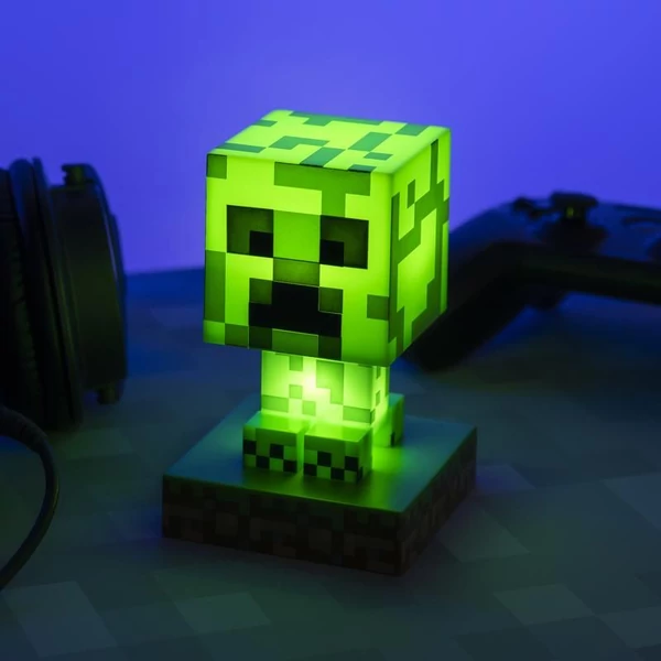 MINECRAFT Creeper Icon Light lámpa